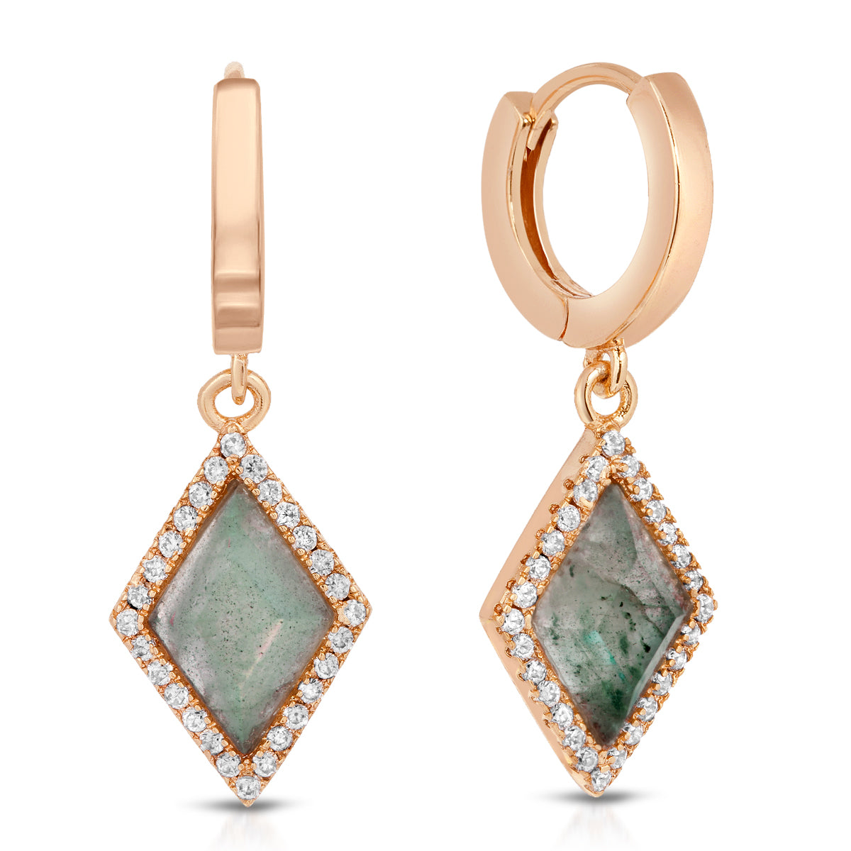 Cleo Gold Labradorite Earrings