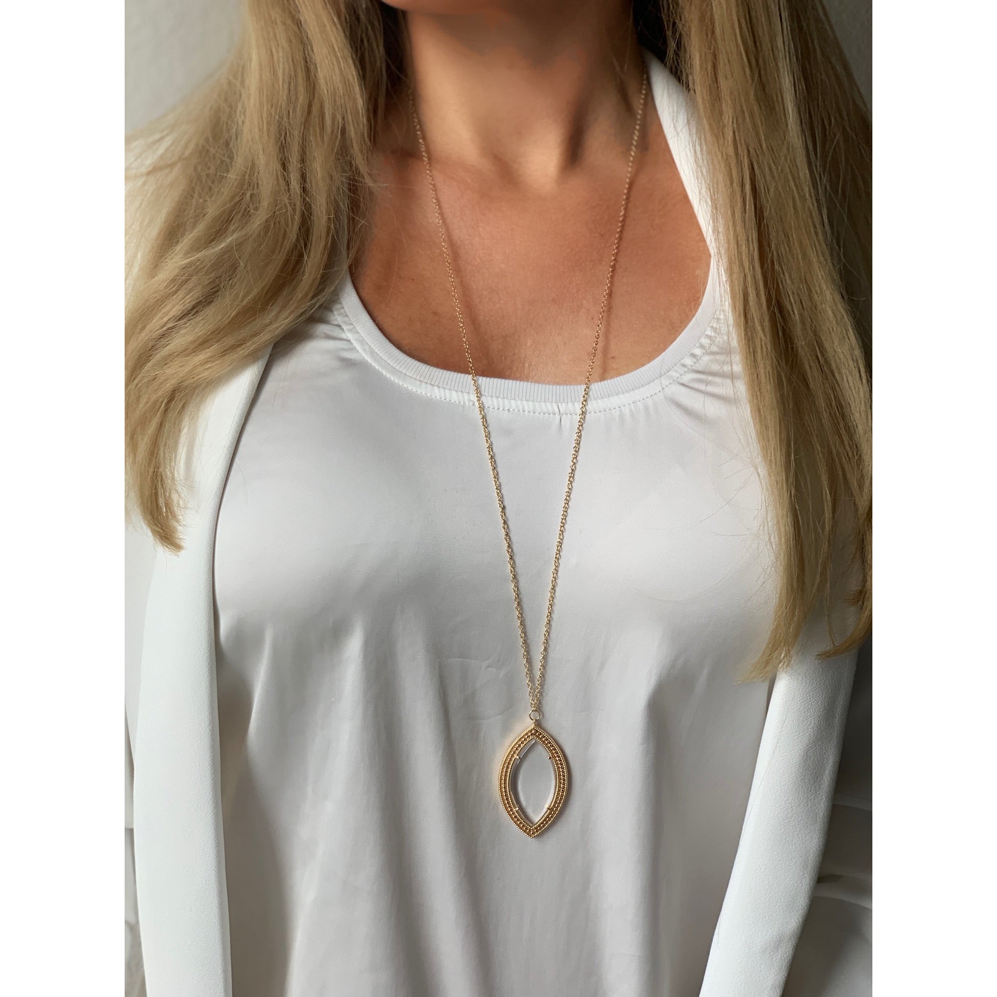 Dakota Gold - Magnifier Pendant Necklace