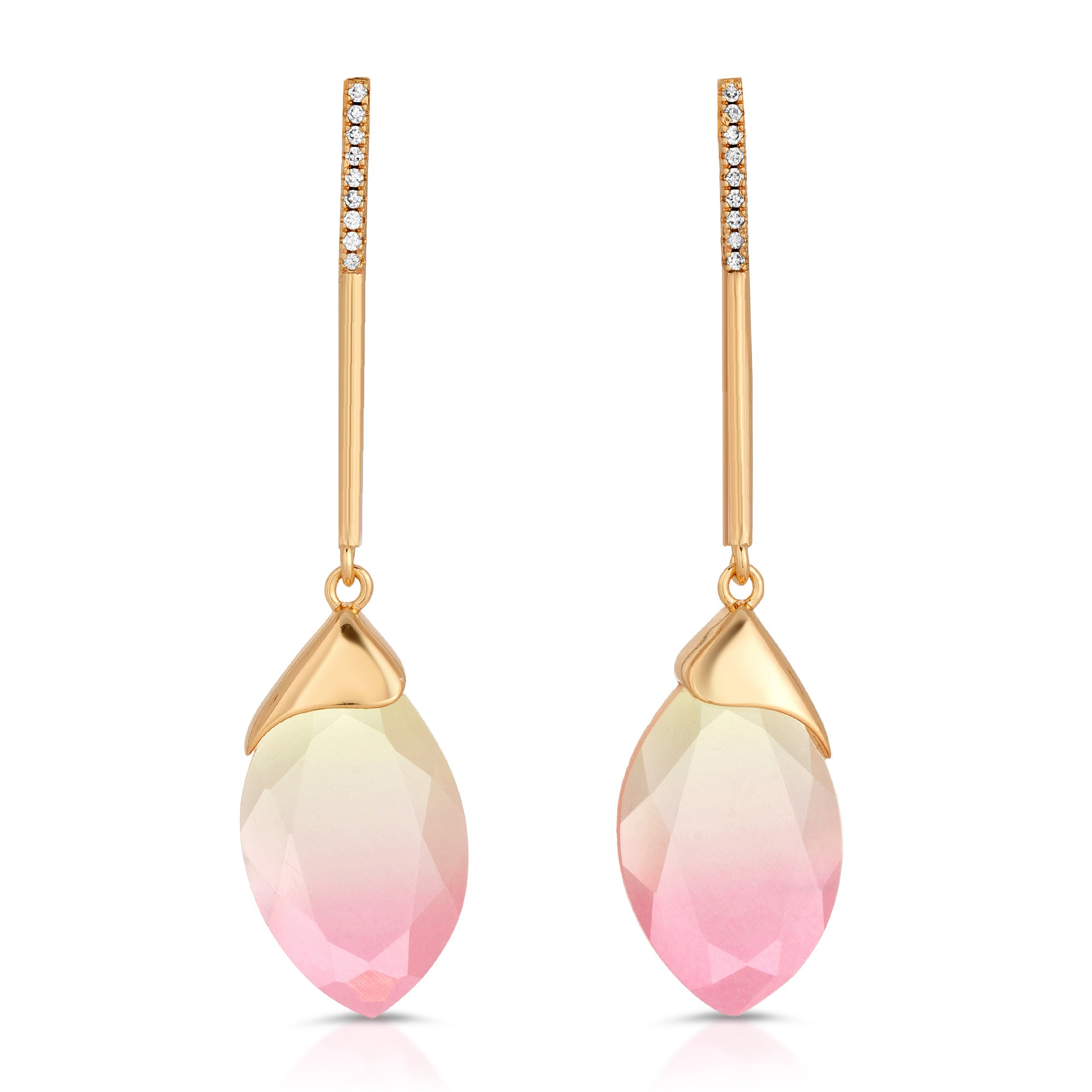 Delilah Gold Blush Earrings