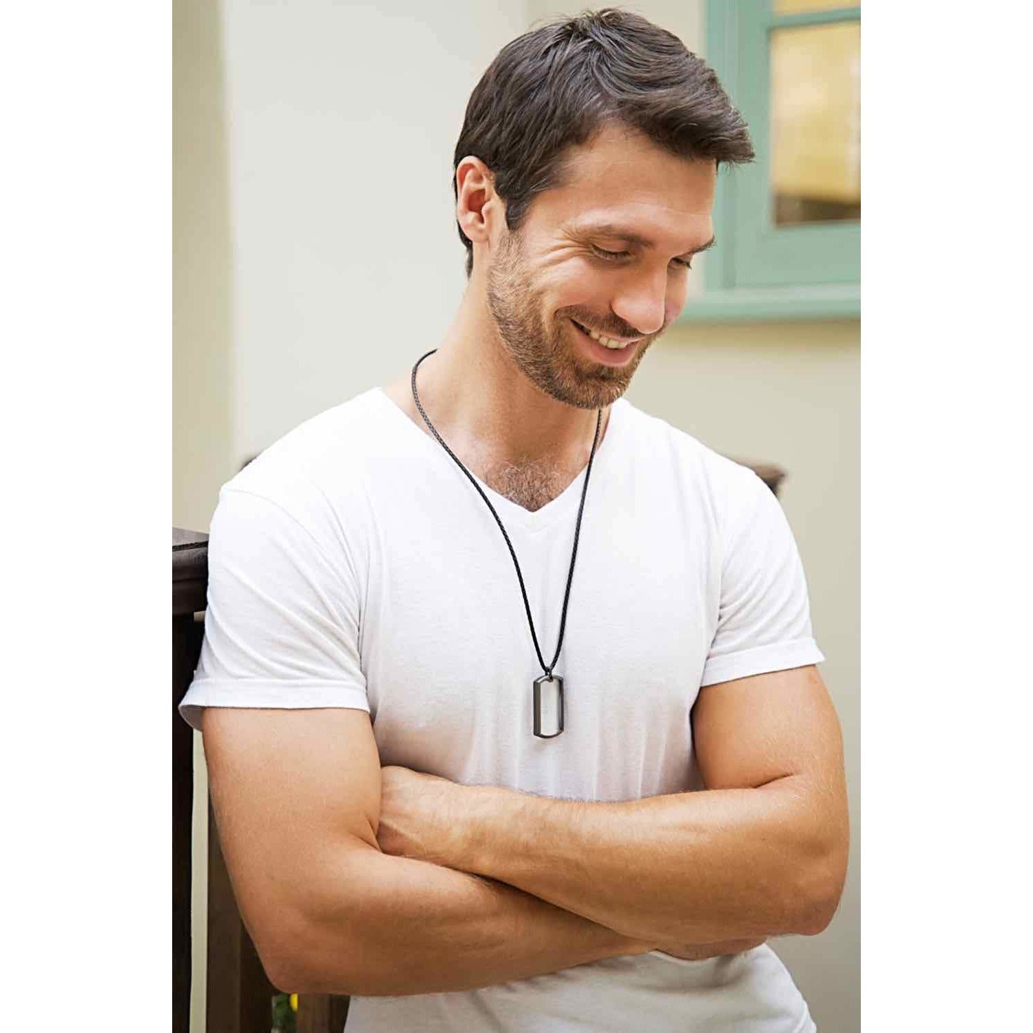 Harley Gunmetal - Magnifier Pendant Necklace