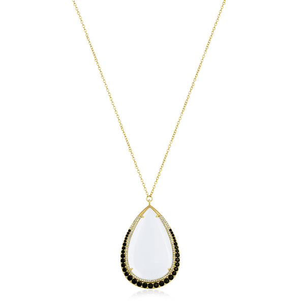 Aria Gold - Magnifier Pendant Necklace.