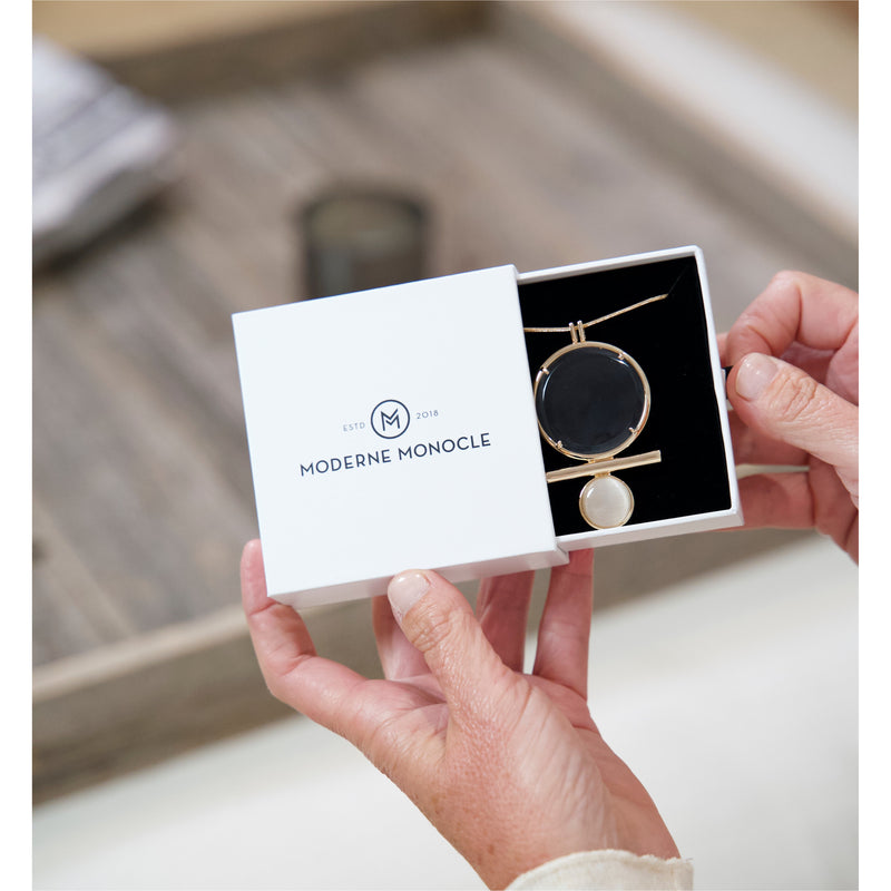 Luna Gold - Magnifier Pendant Necklace