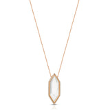 Harlow Rose Gold - Magnifier Pendant Necklace