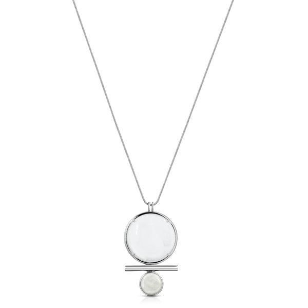 Luna Silver - Magnifier Pendant Necklace