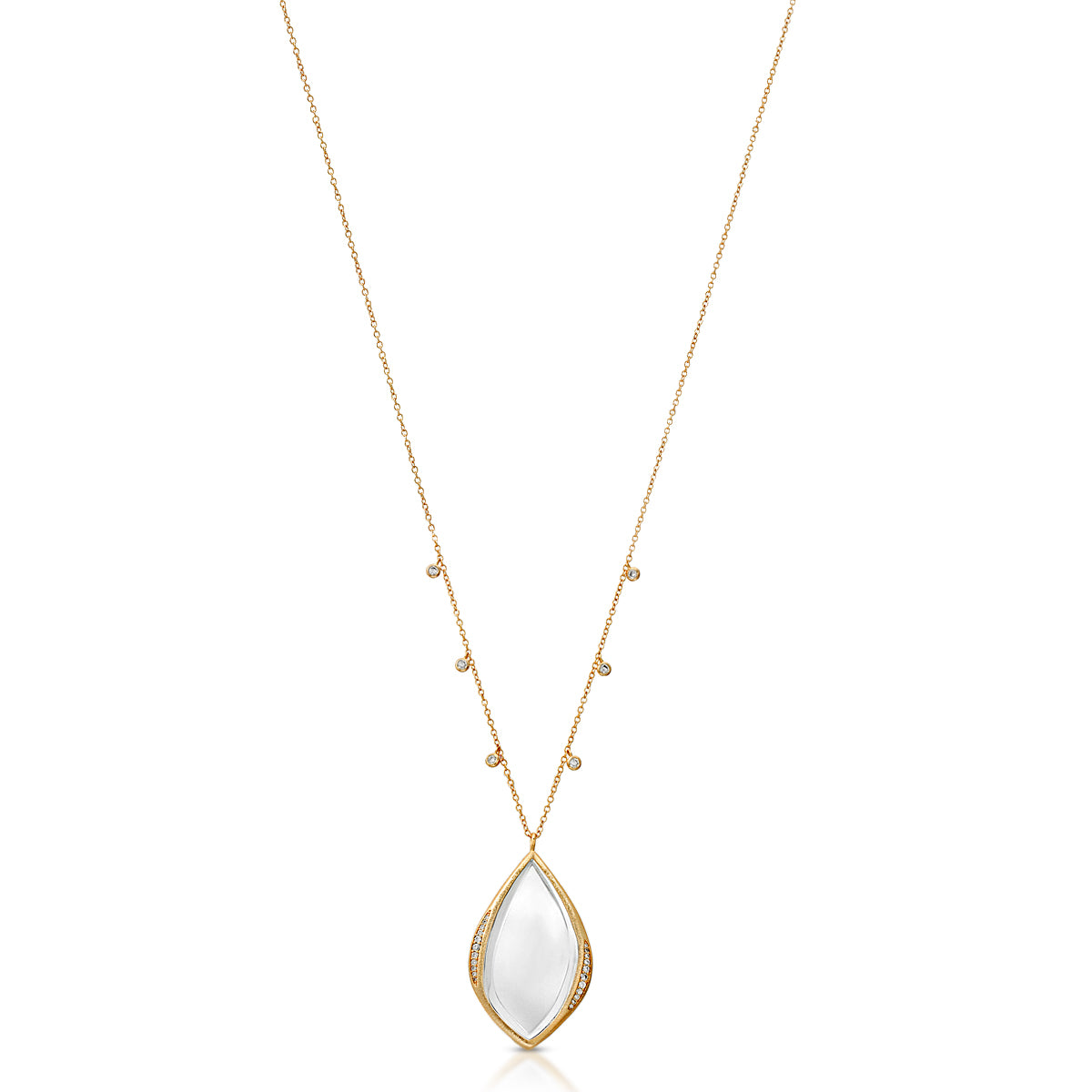 Soleil Gold-Magnifier Pendant Necklace