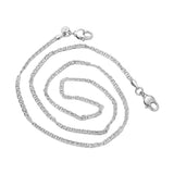 Addison Mask Chain in Silver- Converts to a necklace!